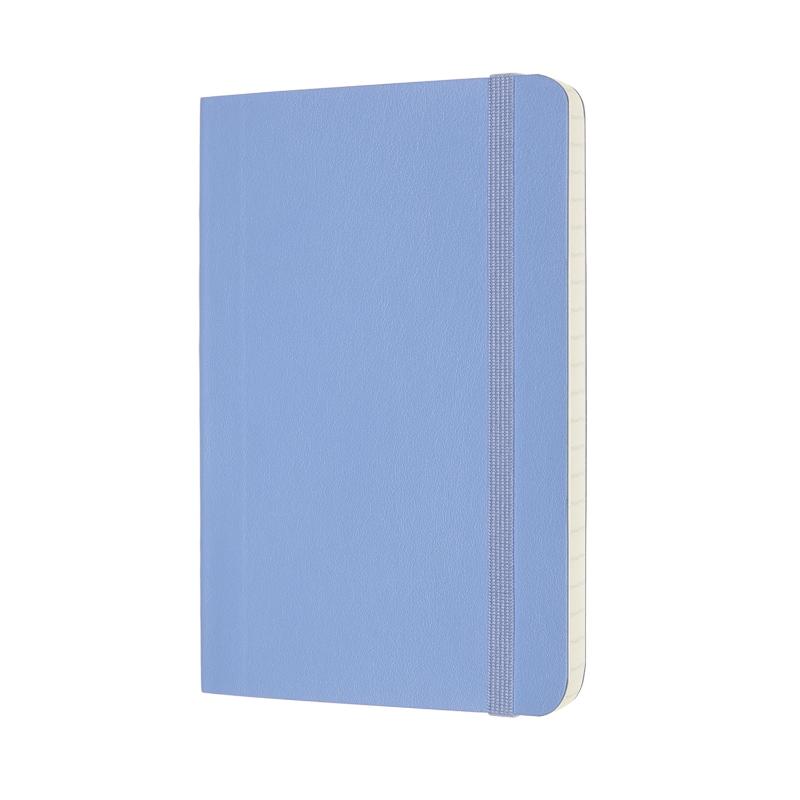 Moleskine Notebook Pocket Ruled Hydrangea Blue Soft