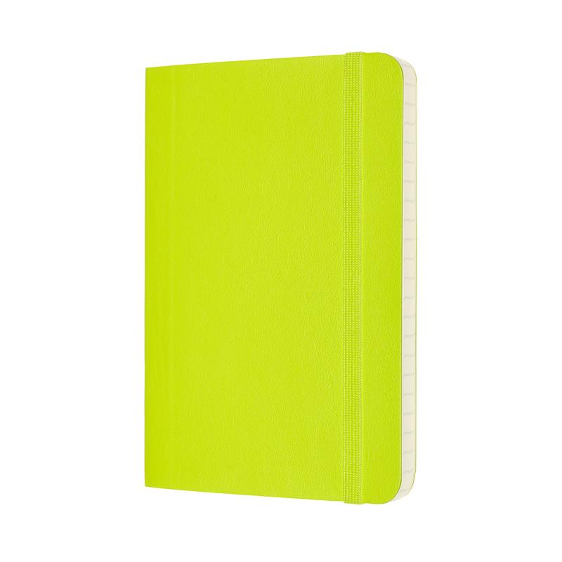 Moleskine Notebook Pocket Ruled Lemon Green Soft