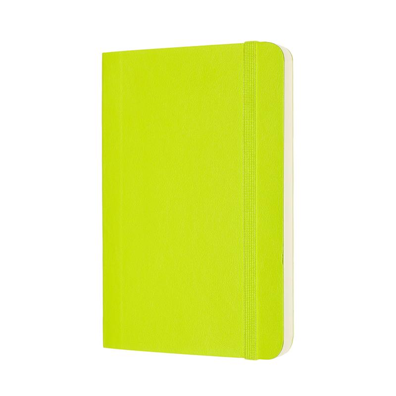 Moleskine Notebook Pocket Plain Lemon Green Soft