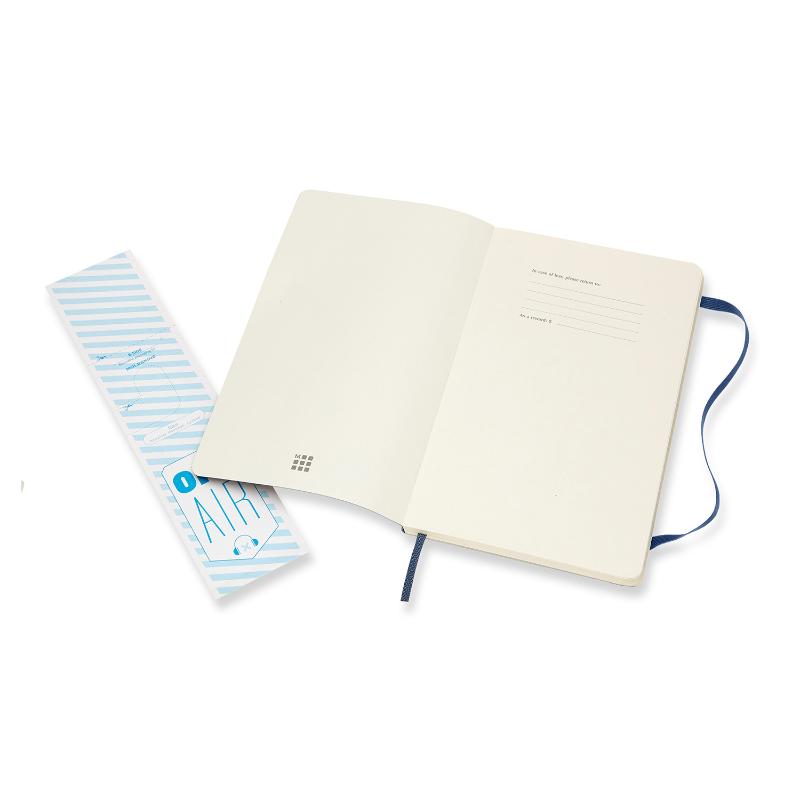 Moleskine Notebook Large Ruled Sapphire Blue Soft
