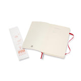 Moleskine Notebook Large Expanded Ruled Scarlet Red Soft