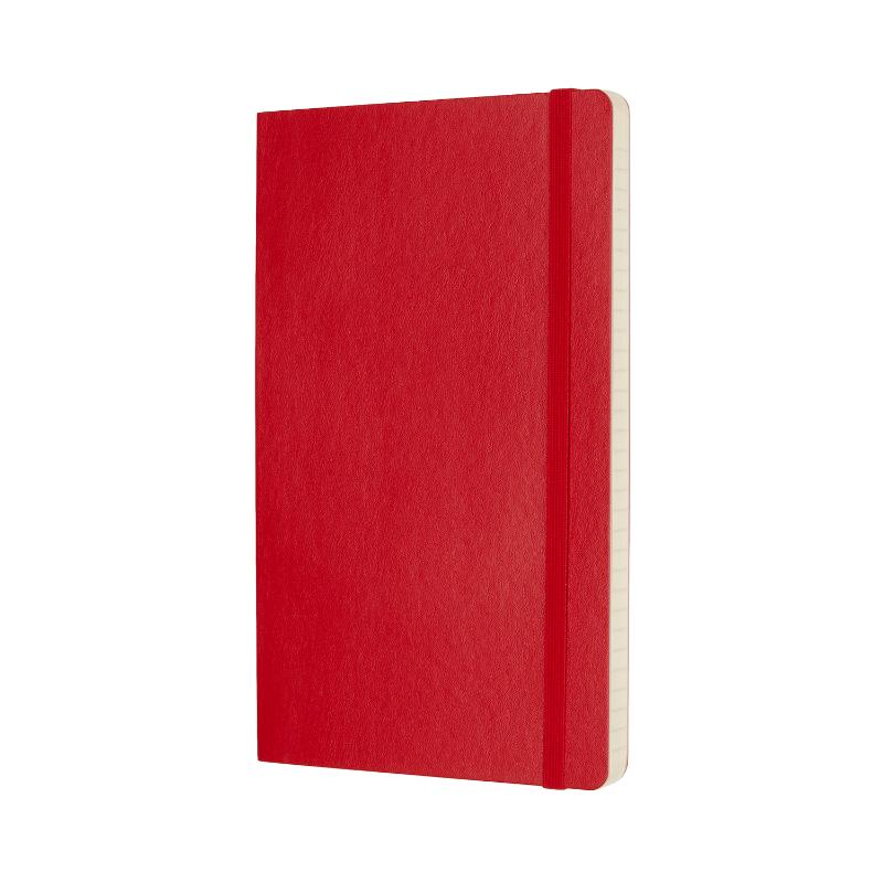 Moleskine Notebook Large Scarlet Red Soft Cover Ruled