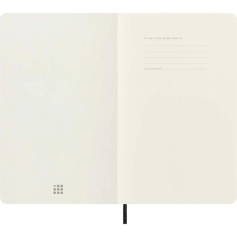Moleskine Notebook Large Black Soft Cover Square