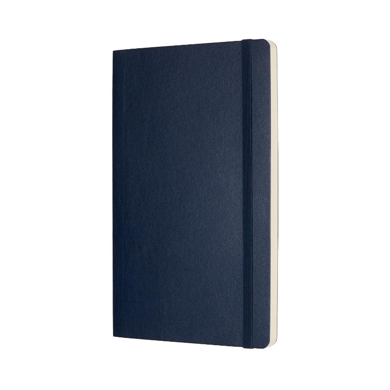 Moleskine Notebook Large Plain Sapphire Blue Soft