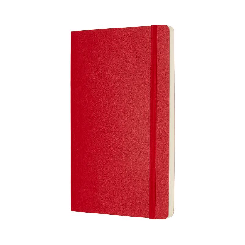 Moleskine Notebook Large Plain Scarlet Red Soft