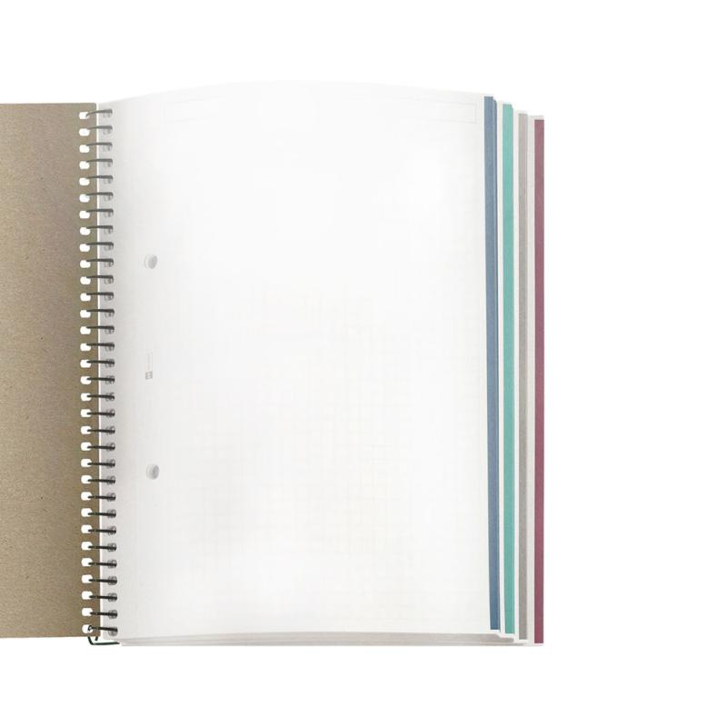 Miquelrius Notebook 4 Subject 120 Leaf A4 Ruled Ecobirds