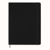 Moleskine Smart Notebook XL in Black with ruled pages, elastic closure, and digital syncing capabilities.