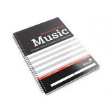 Silvine Music Manuscript Book A4 100 Pages 12 Stave Wiro Bound