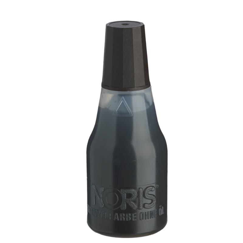 Noris #110 Endorsing Ink in brown, 25ml, quick-drying, for crisp impressions on paper and cardboard.