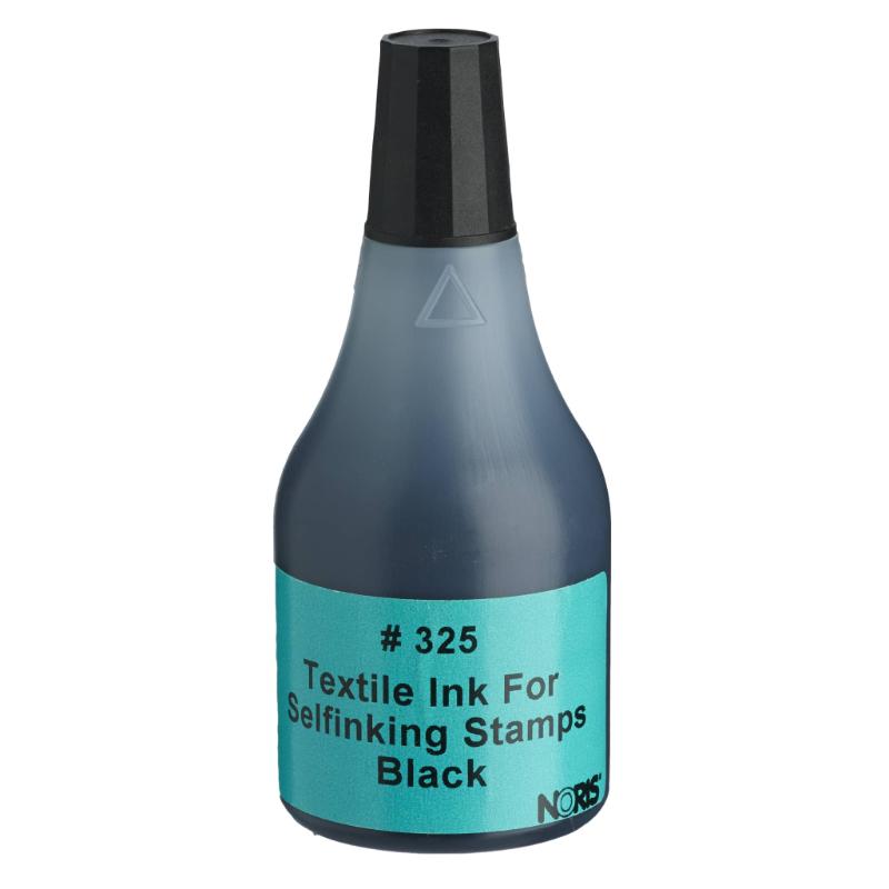 Noris #325 Textile Ink Self-Inkers 50ml Black