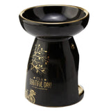 Ceramic Oil and Wax Burner - Eden Metallic Gold Tree (Set of 2 Asstd)