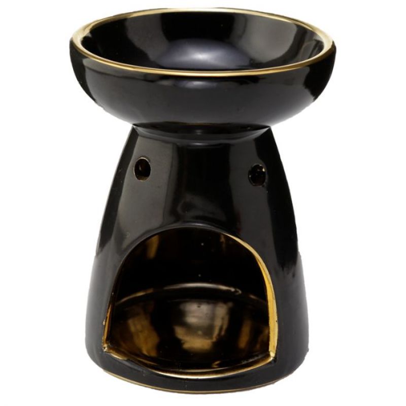 Ceramic Oil and Wax Burner - Eden Metallic Gold Tree (Set of 2 Asstd)