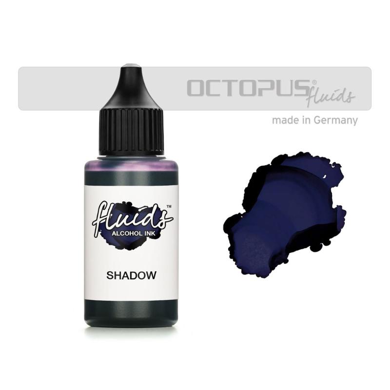 Octopus Fluids Alcohol Ink Shadow Grey-Blue 30ml