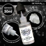 Octopus Fluids Alcohol Ink Silver Mine Metallic 30ml