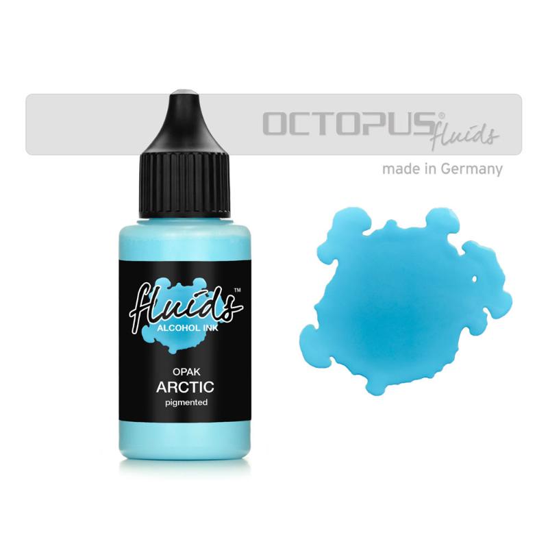 Octopus Fluids Alcohol Ink Opak Arctic Blue 30ml