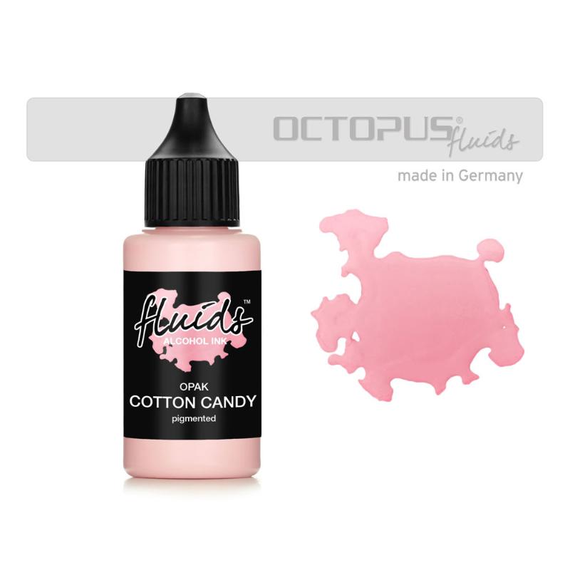 Octopus Fluids Alcohol Ink Opak Cotton Candy Pink 30ml