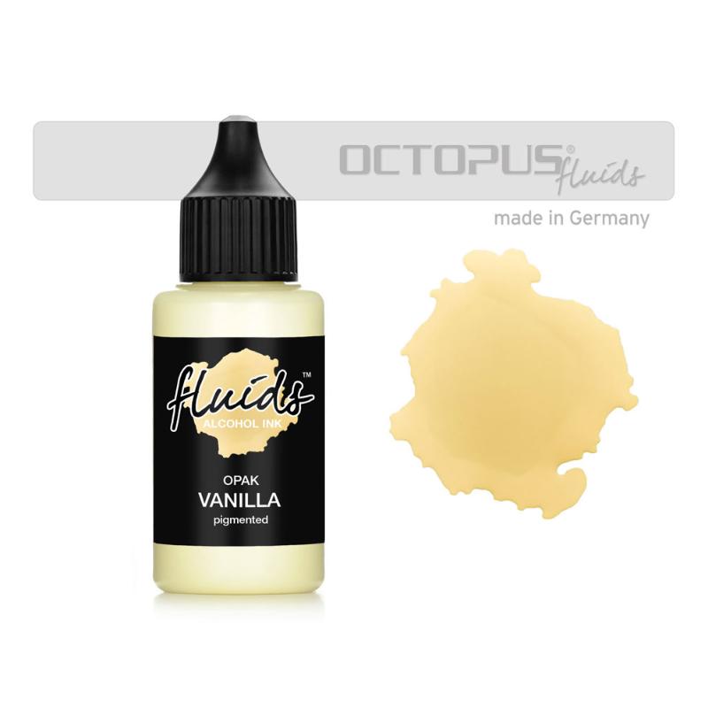 Octopus Fluids Alcohol Ink Opak Vanilla Yellow 30ml