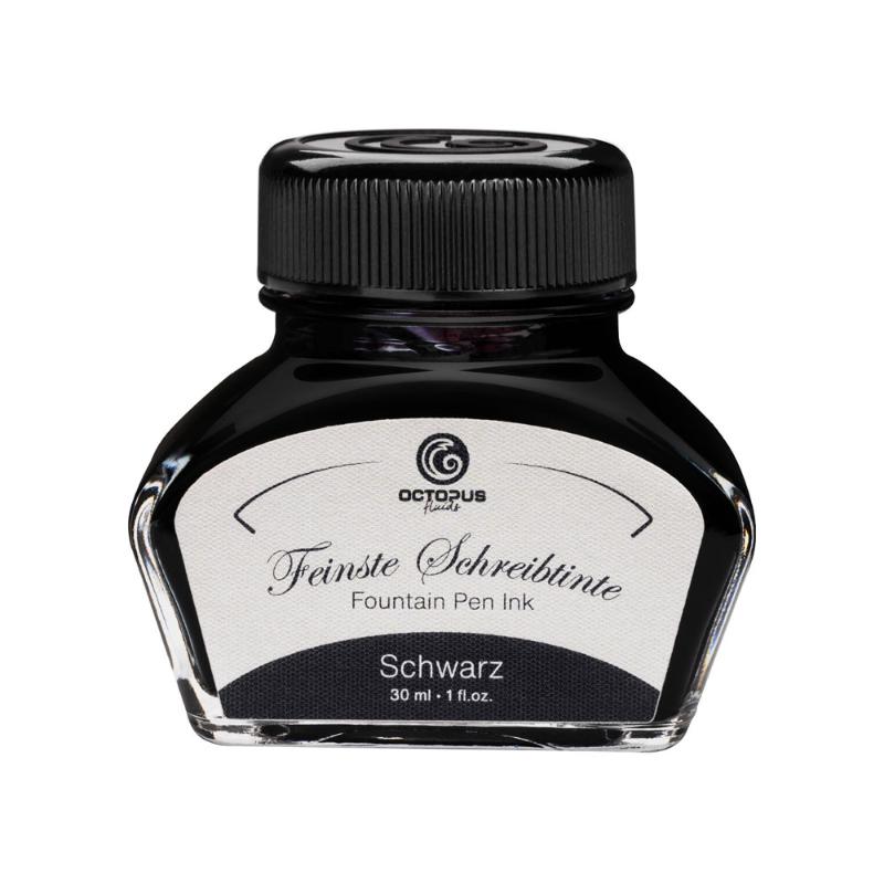 Octopus Fluids Fountain Pen Ink Black (Schwarz) 30ml