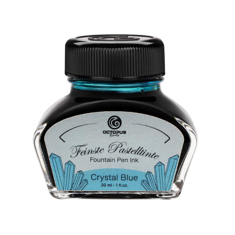 Octopus Fluids Fountain Pen Ink Pastel Crystal Blue 30ml