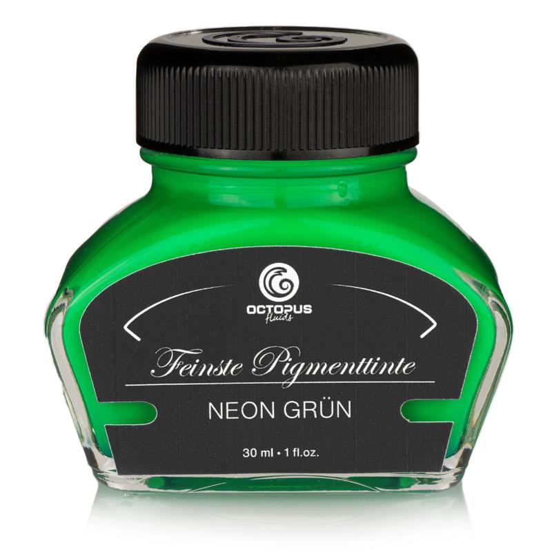 Octopus Fluids Highlighter Ink Fluorescent Neon Green (Grun) 30ml