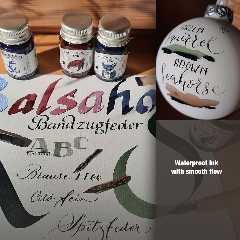 Octopus Fluids Write and Draw Ink 409 Red Turtle 50ml