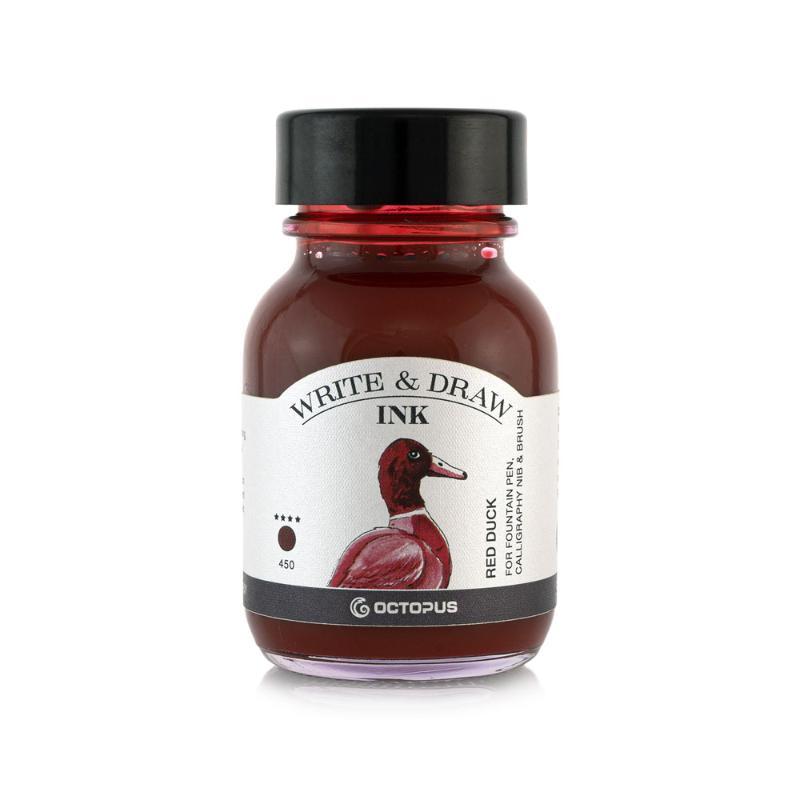 Octopus Fluids Write and Draw Ink 450 Red Duck 50ml