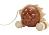 PlanToys - Pull-Along Hedgehog - Brown