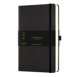 Castelli Notebook Aquarella A5 Plain Black Sepia