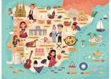 Ravensburger - Map of Spain and Portugal 100pc