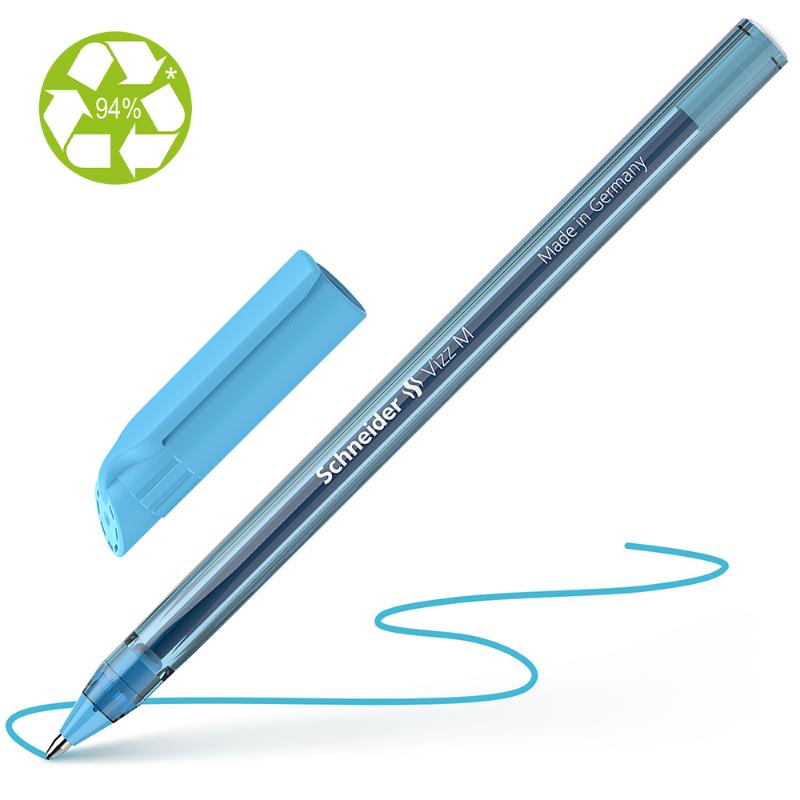 Schneider Ballpoint Pen Vizz Medium Light Blue