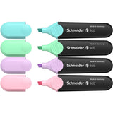Schneider Highlighter Job Pastel Assorted Wallet 4 pieces