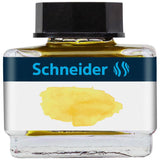 Schneider 15ml pastel ink in Lemon Cake, a vibrant yellow for journaling, lettering, and crafting with eco-friendly refillable design.