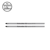 Schneider Pen Refill Ballpoint 56 Medium Black 2 pieces