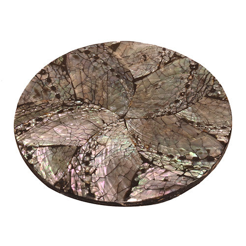 Shell And Wood Coaster