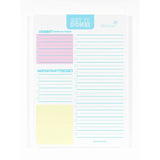 Silvine Get It Done A5 Planner Pad with 60 tear-away sheets for effective time management and task prioritization.