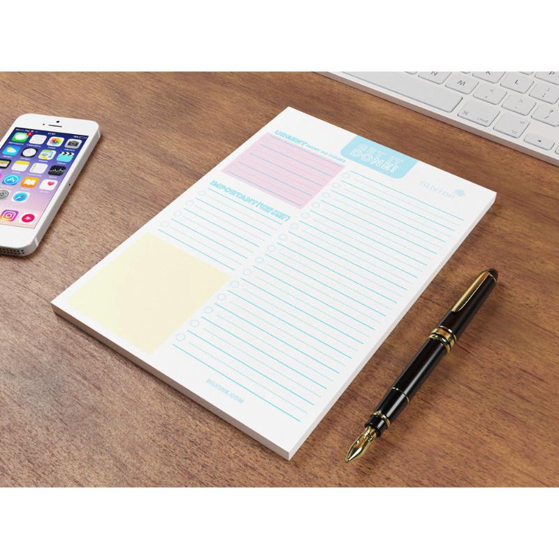 Silvine Get It Done A5 Planner Pad with 60 tear-away sheets for effective time management and organization.