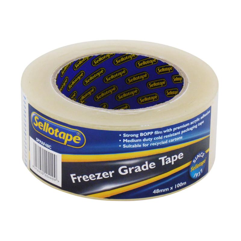 Sellotape Packaging Tape Freezer Clear 48mmx100m