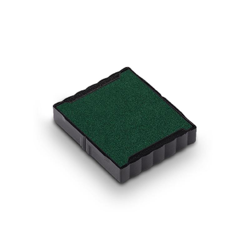 Trodat Pad 6/4923 Green ink pad for clean, crisp impressions; non-toxic, no-dry feature, ideal for stamps and easy cartridge replacement.