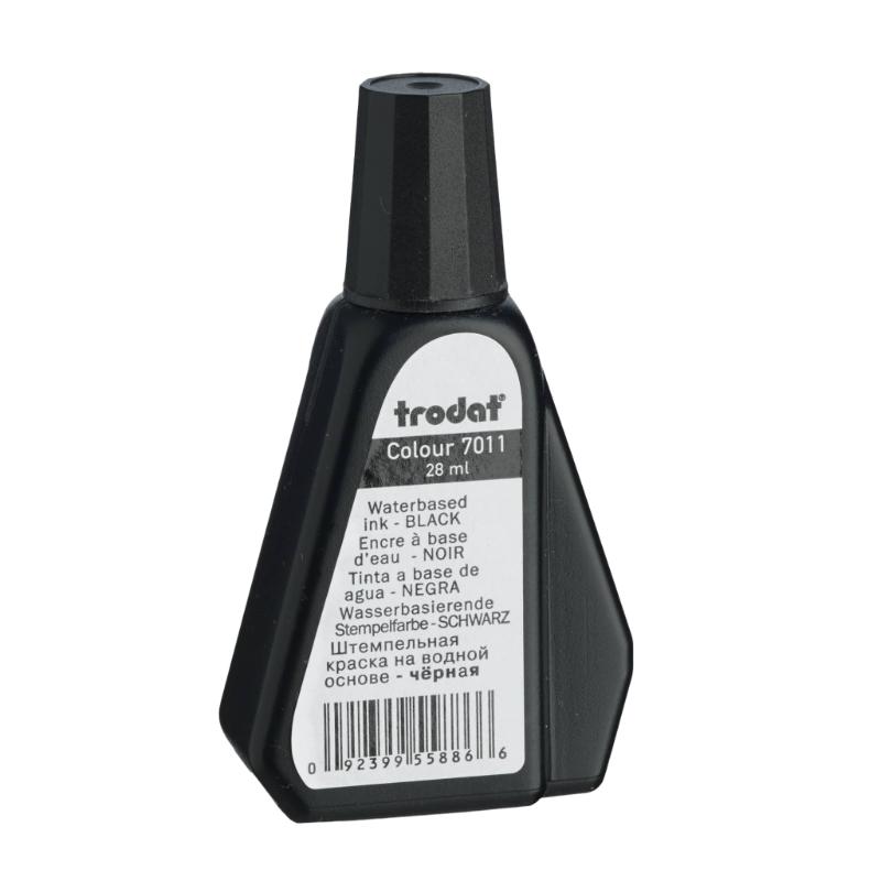 Trodat Rubber Stamp Ink 28ml 7011 Black