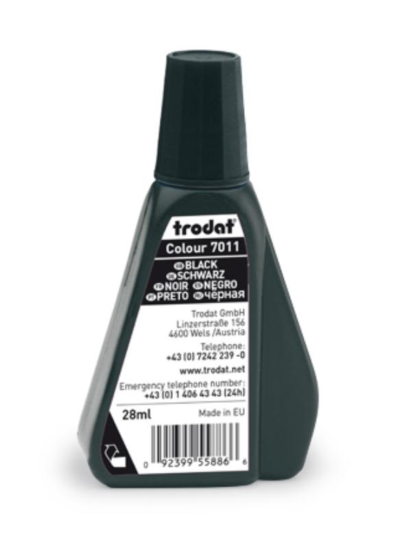 Trodat 7750 Textile Ink 28ml Black