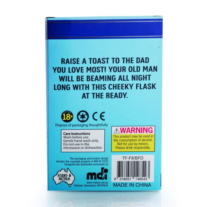 Metal Flask - Best F*cking Dad (13.5cm)