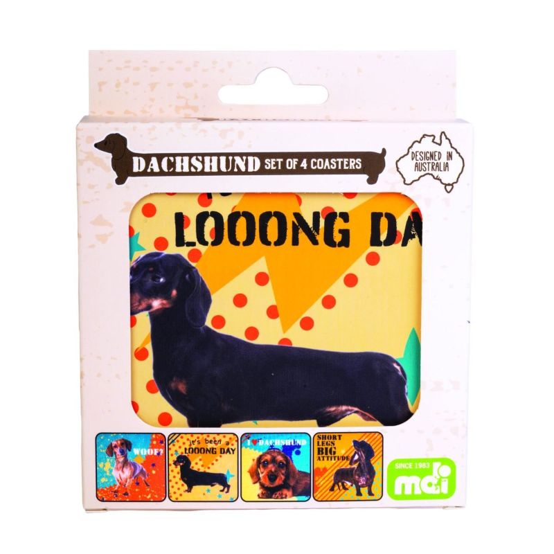 Coasters Set - Dachshund (6 Sets)