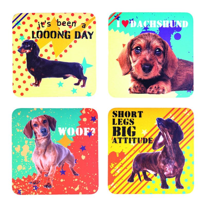 Coasters Set - Dachshund (6 Sets)