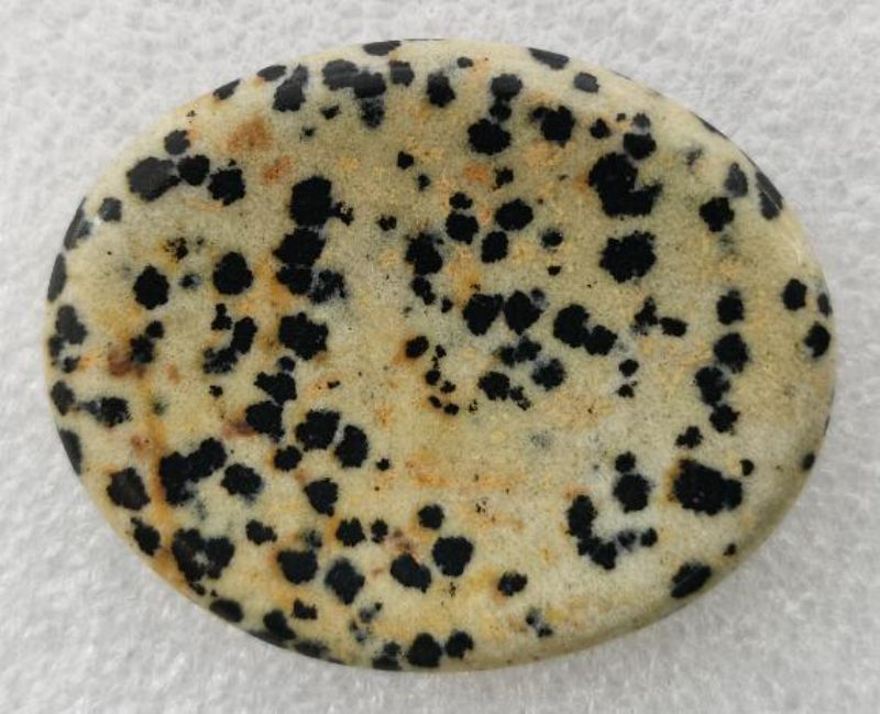 Worry Stone - Dalmatian Jasper Oval (4.5cm)
