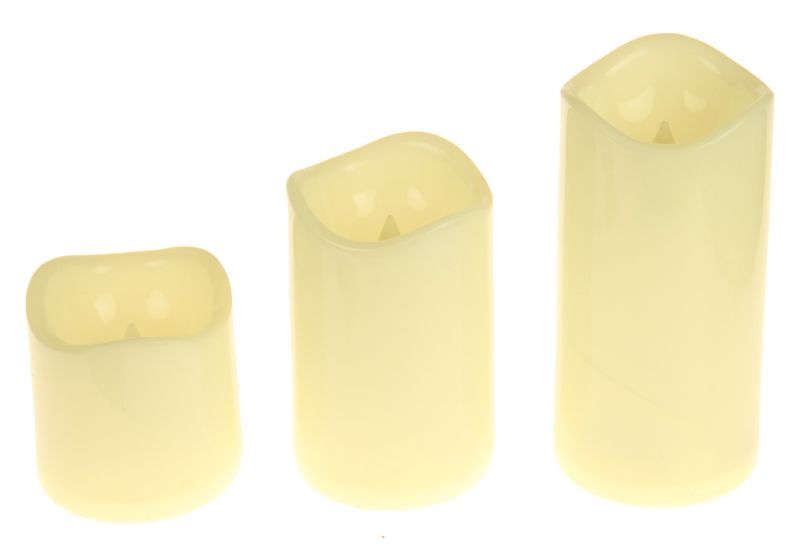 LED Candles - Colour Changing (Set of 3)