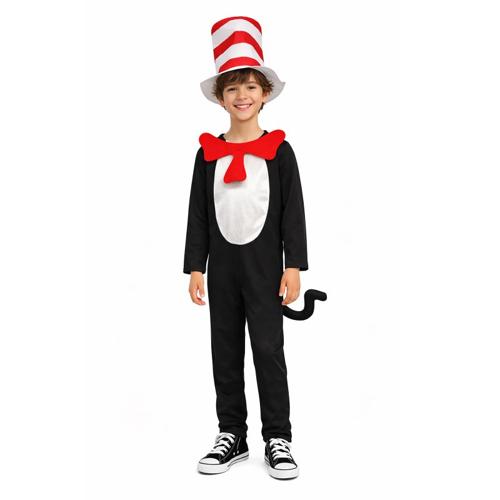 Dr Seuss Cat in the Hat Jumpsuit 6-8 Years