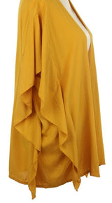 Cape - Victoria Ruffled Side (Mustard)