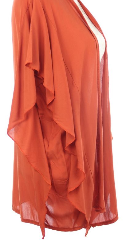 Cape - Victoria Ruffled Side (Rust)