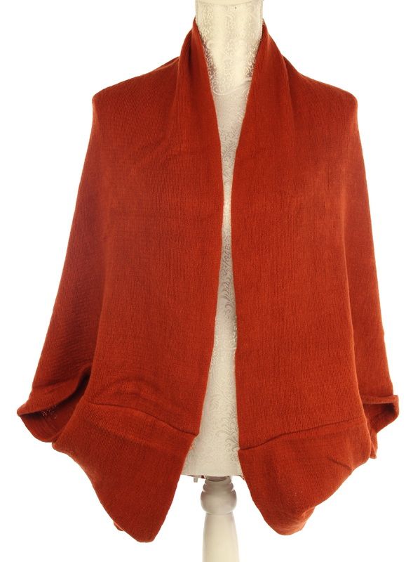 Shrug & Scarf - Laura Dual Use (Rust)