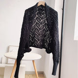 Shrug - Joanna Crochet (Black)
